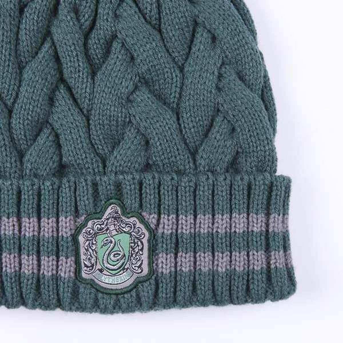 Harry Potter Pom-Pom Slytherin Knitted Hat Green