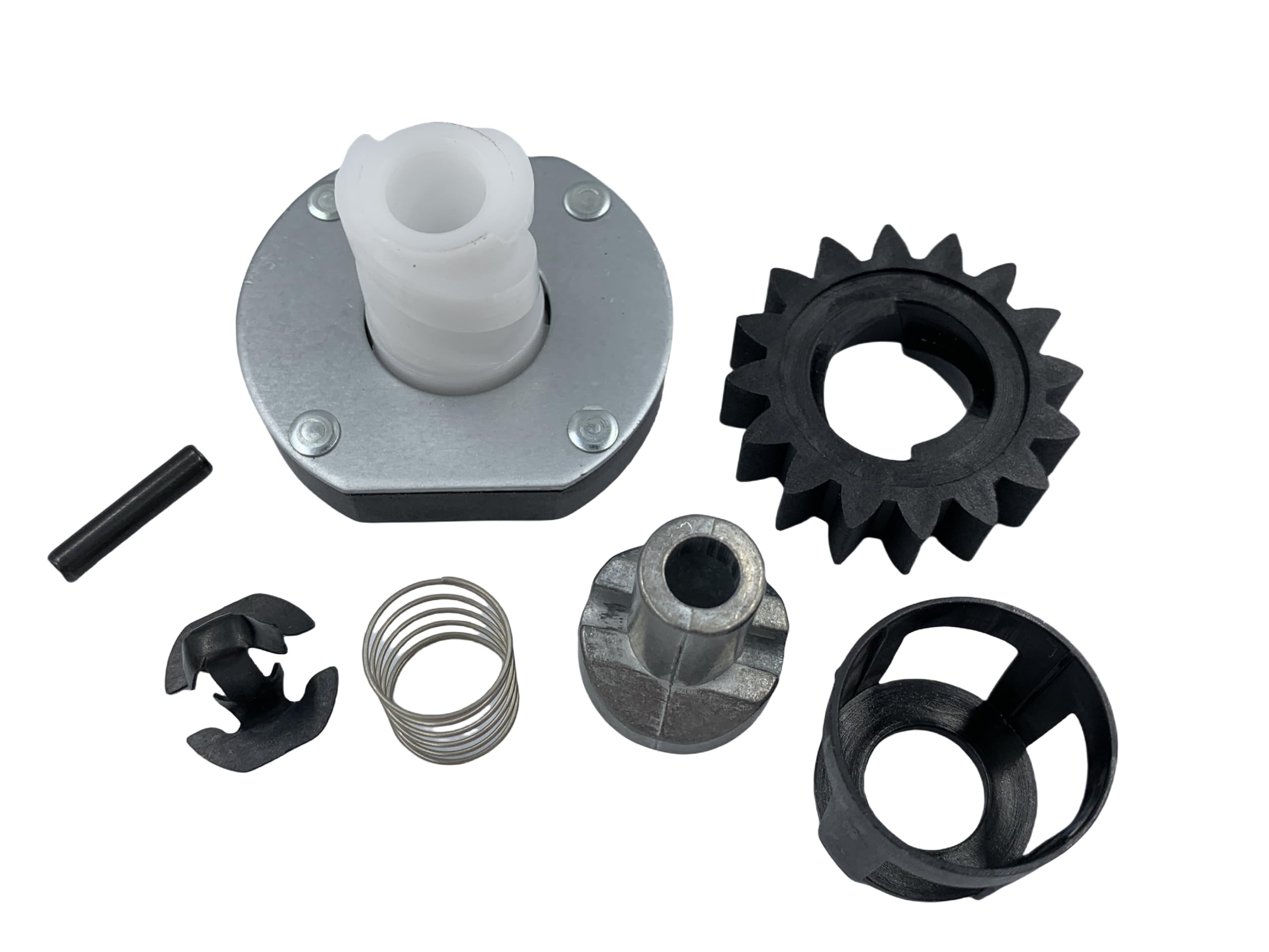 GardenP+ Starter Drive Kit Compatible with Briggs and Stratton 696540 495878 490421 396865 Toro, MTD, Murray Lawn Mower, Tractor Parts, Repl. Oregon 33-005 Sten 150-118, Starter Drive Gear Assembly