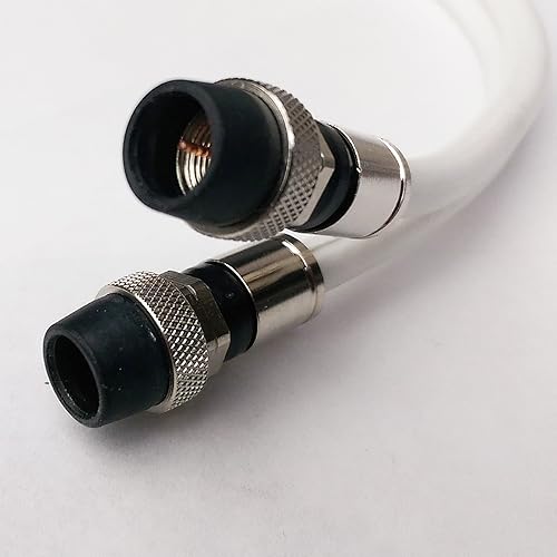 Miniatura 6 de PHAT SATELLITE INTL - Cable coaxial inundado serie 11 satélite RG11 de 3 GHz, escudo cuádruple, cable coaxial inundado, núcleo sólido 14 AWG, Negro
