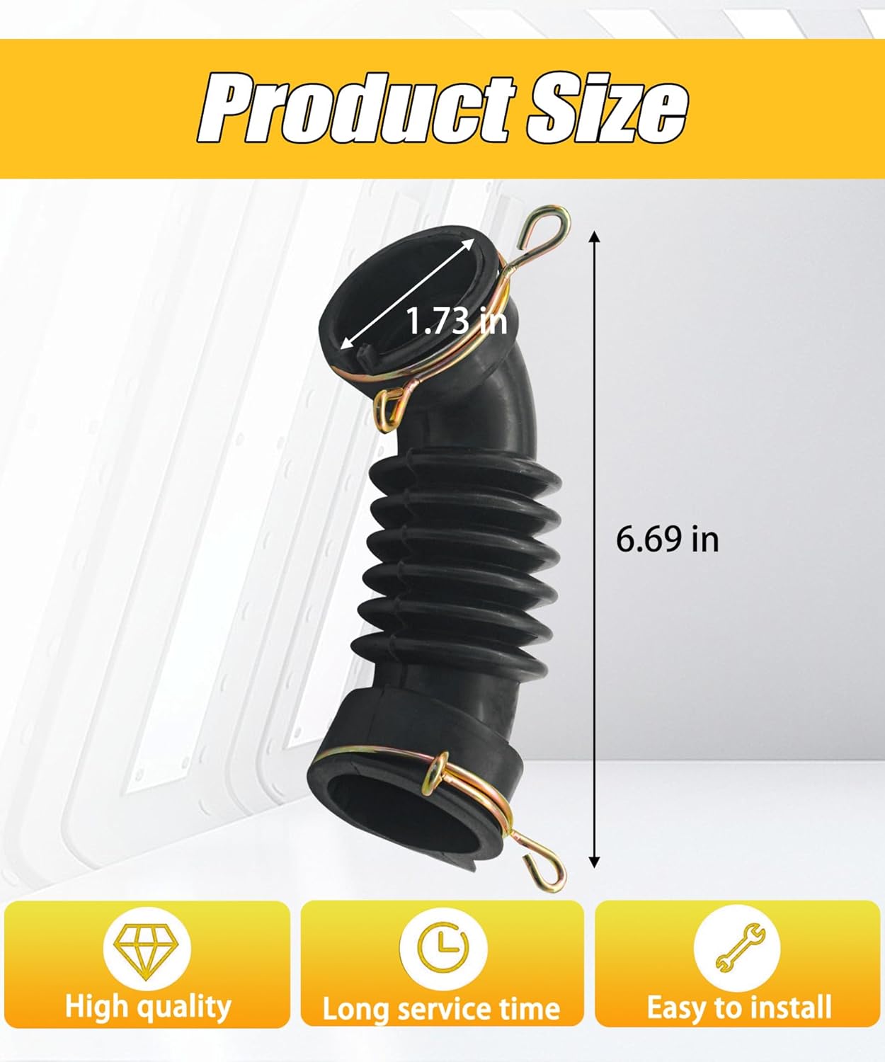 DC67-00467A ワッシャーホース Samsungワッシャーディスペンサー引き出しからドラムホースに適合