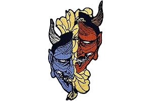 Uzumaki Inspired Hannya Oni Mask Patch