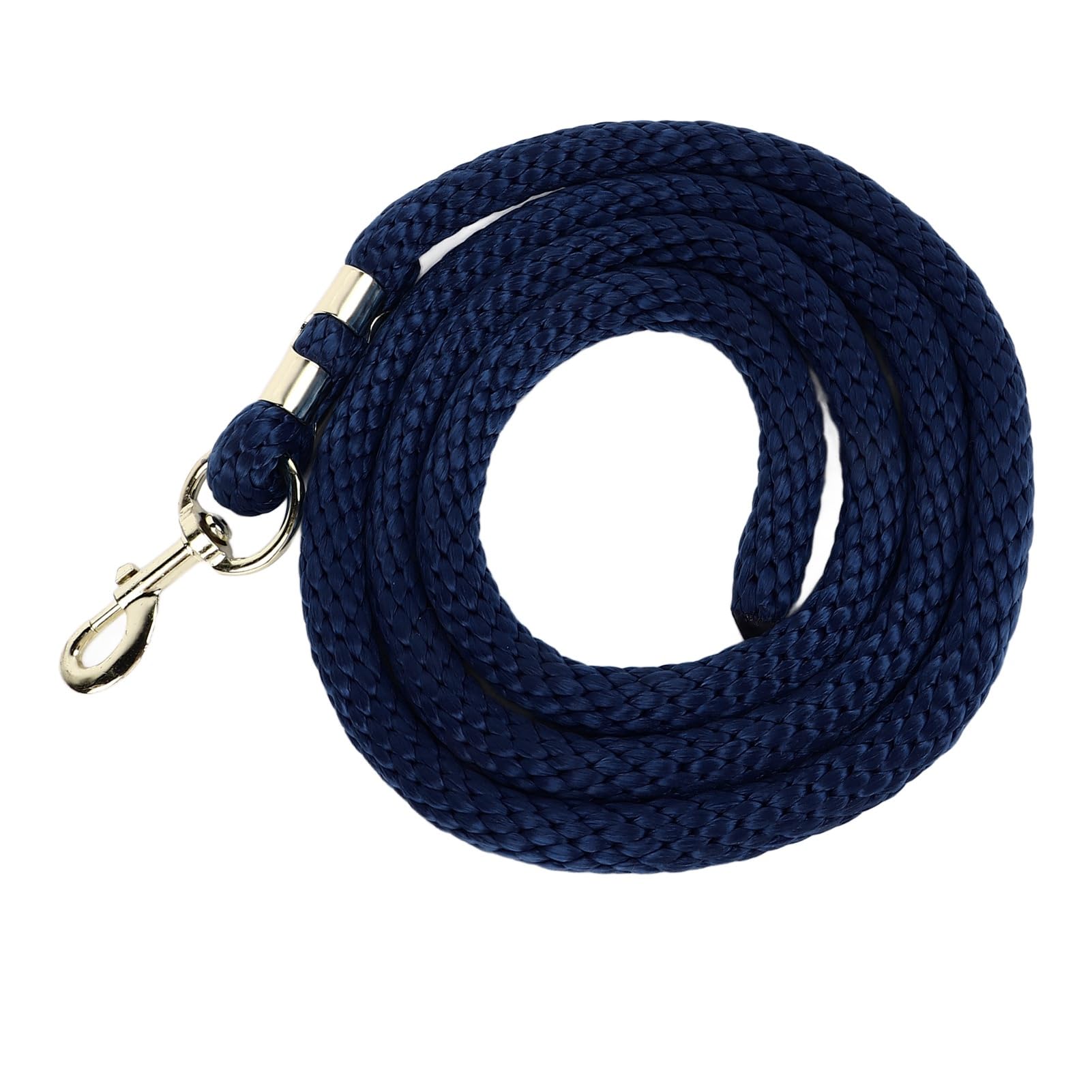 Horse Lunge Line with Snap Heavy Duty High Tensile Horse Training Rope for Training Competition and Daily Traction 6.6ft (Navy Blue)
