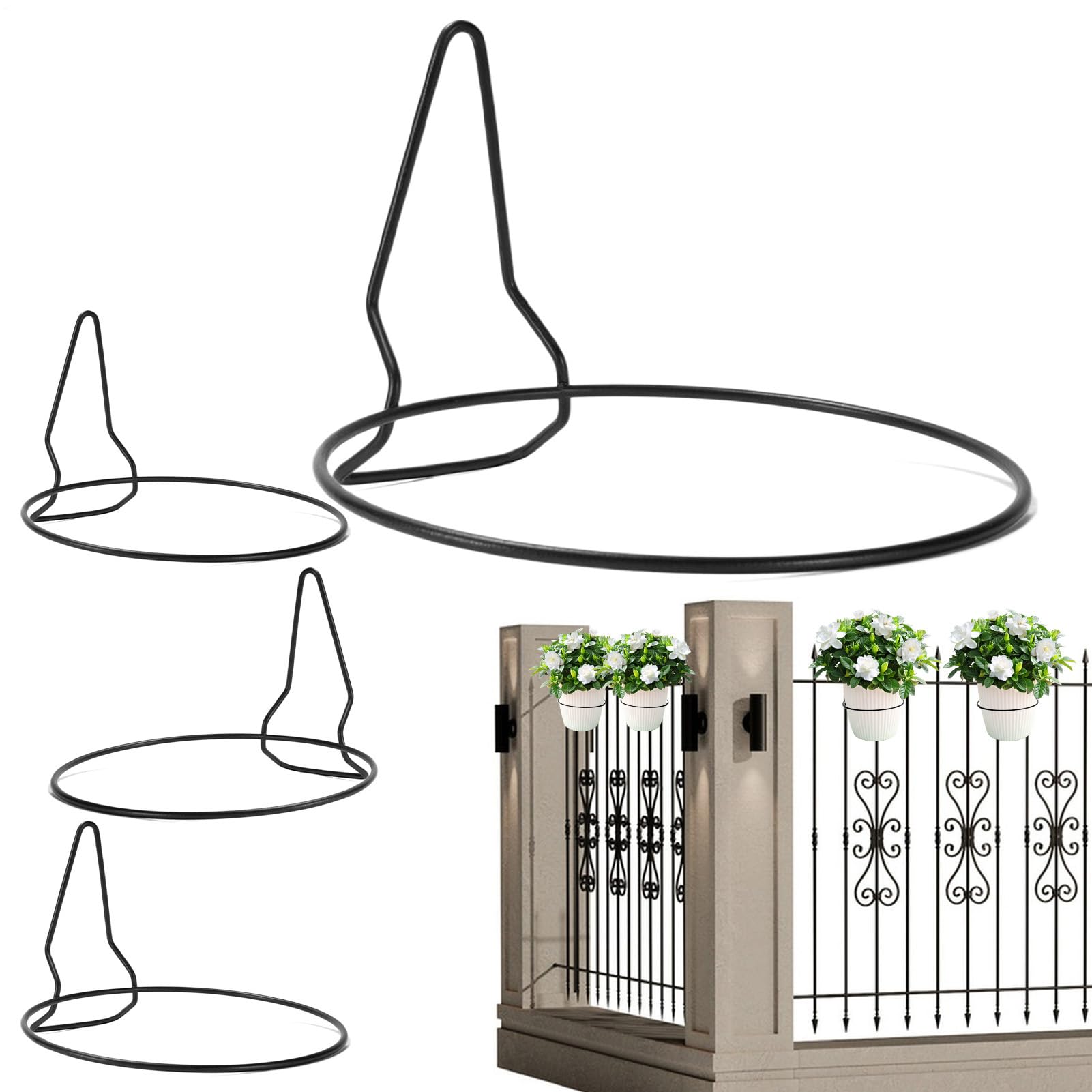 Cache-pots muraux stables et résistants aux intempéries pour une structure de jardin durable