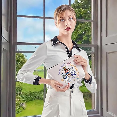 Miniatura 6 de WCGXKO Enfermera regalo ICU enfermera regalo anestesia mercancía dulces sueños están hechos de bolsa de maquillaje bolsa de cremallera, Sweet