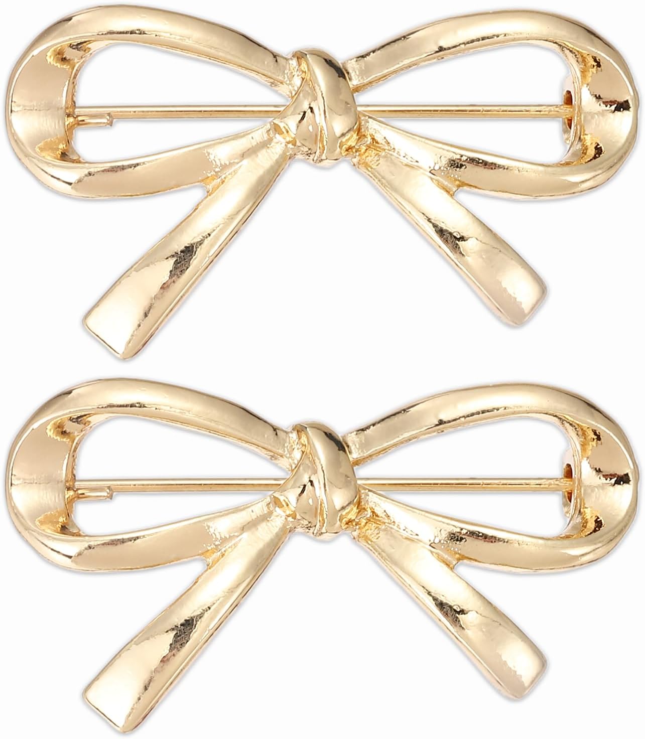 PATIKIL Bow Brooch Pin, Elegant Bowknot Corsage Brooches Broach Pin Fashion Lapel Pin Women Wedding Party Bridal Suit Clothes