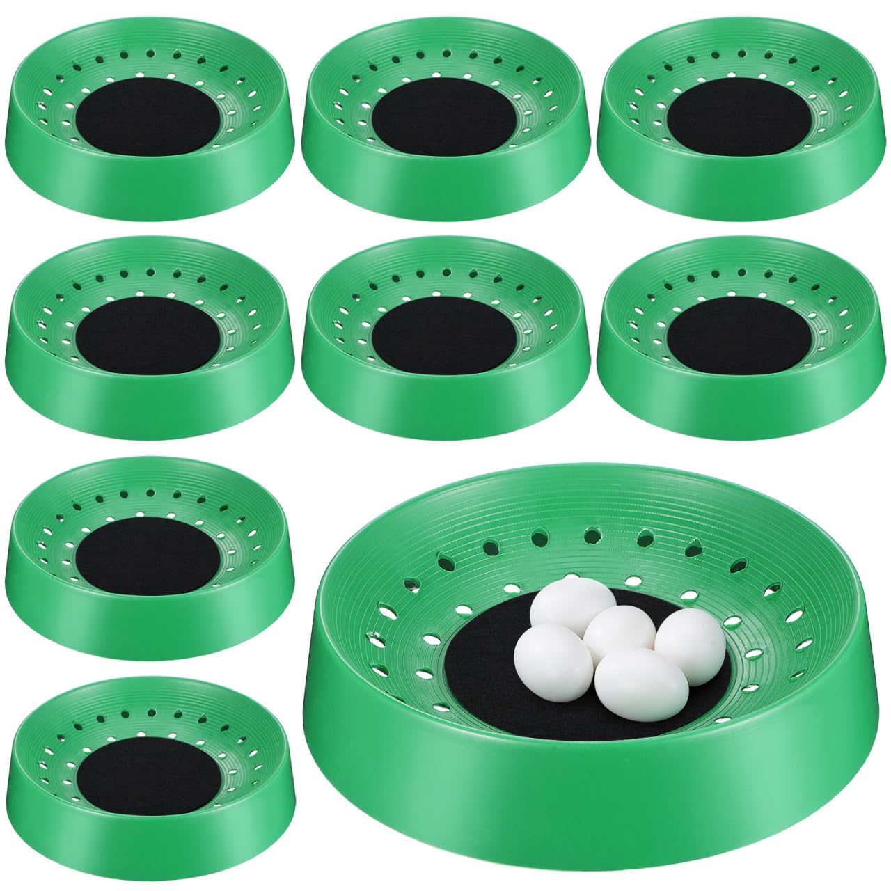 Nid d'oiseau en plastique Happyyami pour pigeons et colombes (Lot de 10)