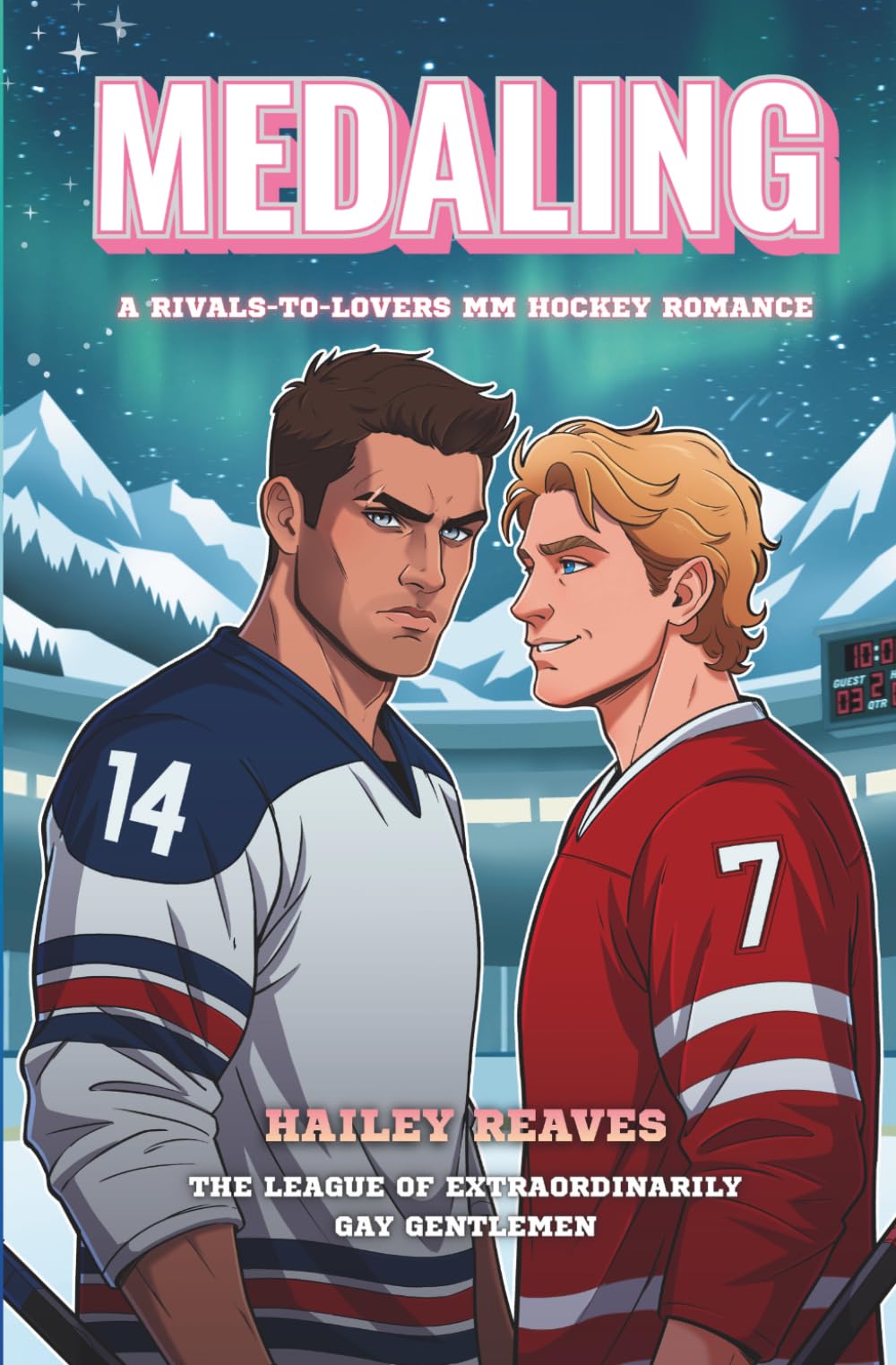 Medaling: A rivals-to-lovers MM hockey romance (The League of Extraordinarily Gay Gentlemen)