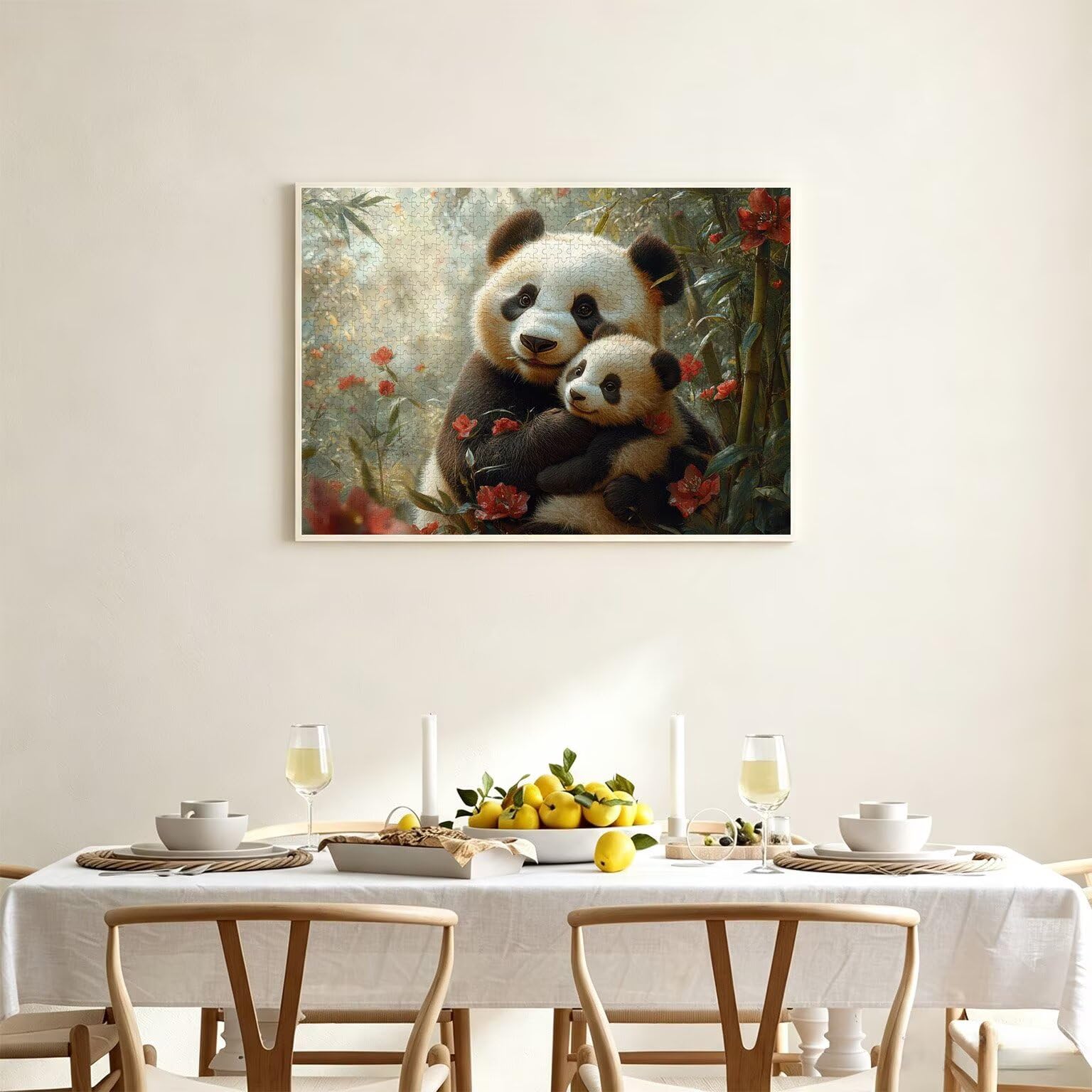 Puzzle dla dorosłych 2000, roślina panda, 99 x 70 cm, n-800
