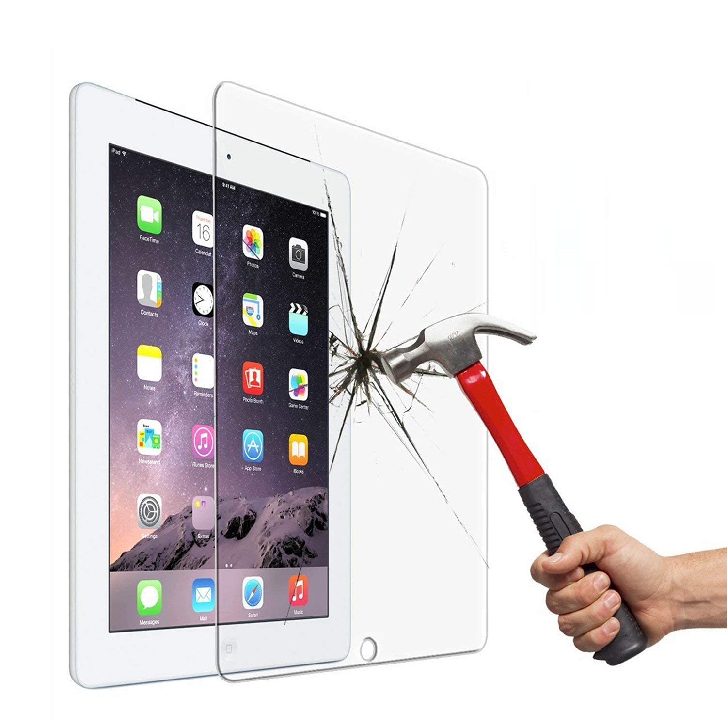 M7 iPad Pro 9.7 / iPad Air/iPad Air 2 Hammer Proof Impossible Glass Flexible Screen Protector [Not A Tempered Glass] With Full Installation Kit For- iPad Pro 9.7 / iPad Air/iPad Air 2 (B07T3TQT9V) Amazon Price History, Amazon Price Tracker