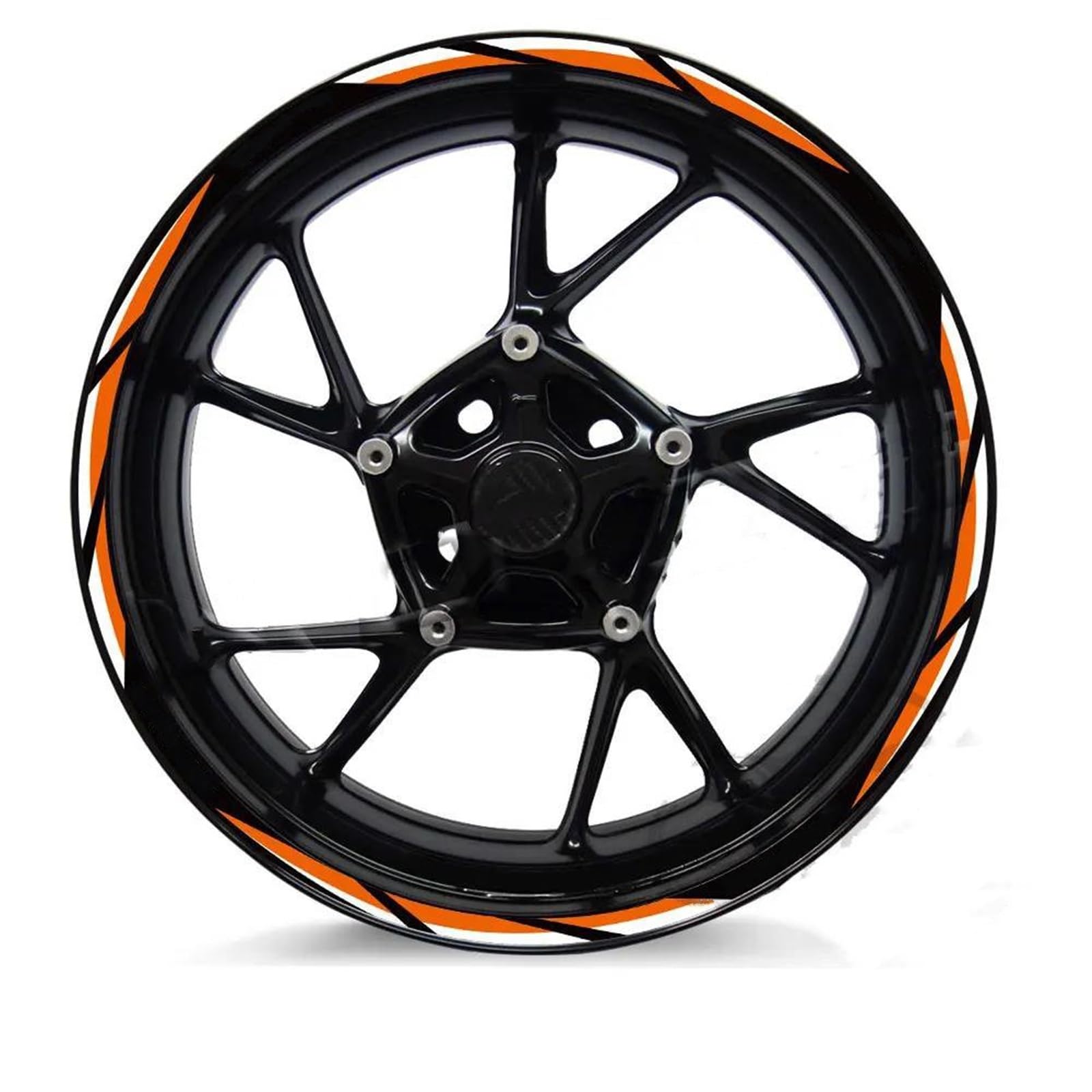 Motorcycle Wheel Stripes for Mv Agusta Brutale RR 1000RS 1000RR Assen 910R 800RR 675 990 750 Motorcycle Wheel Sticker Reflective Rim Decals Waterproof(17 Inch E)