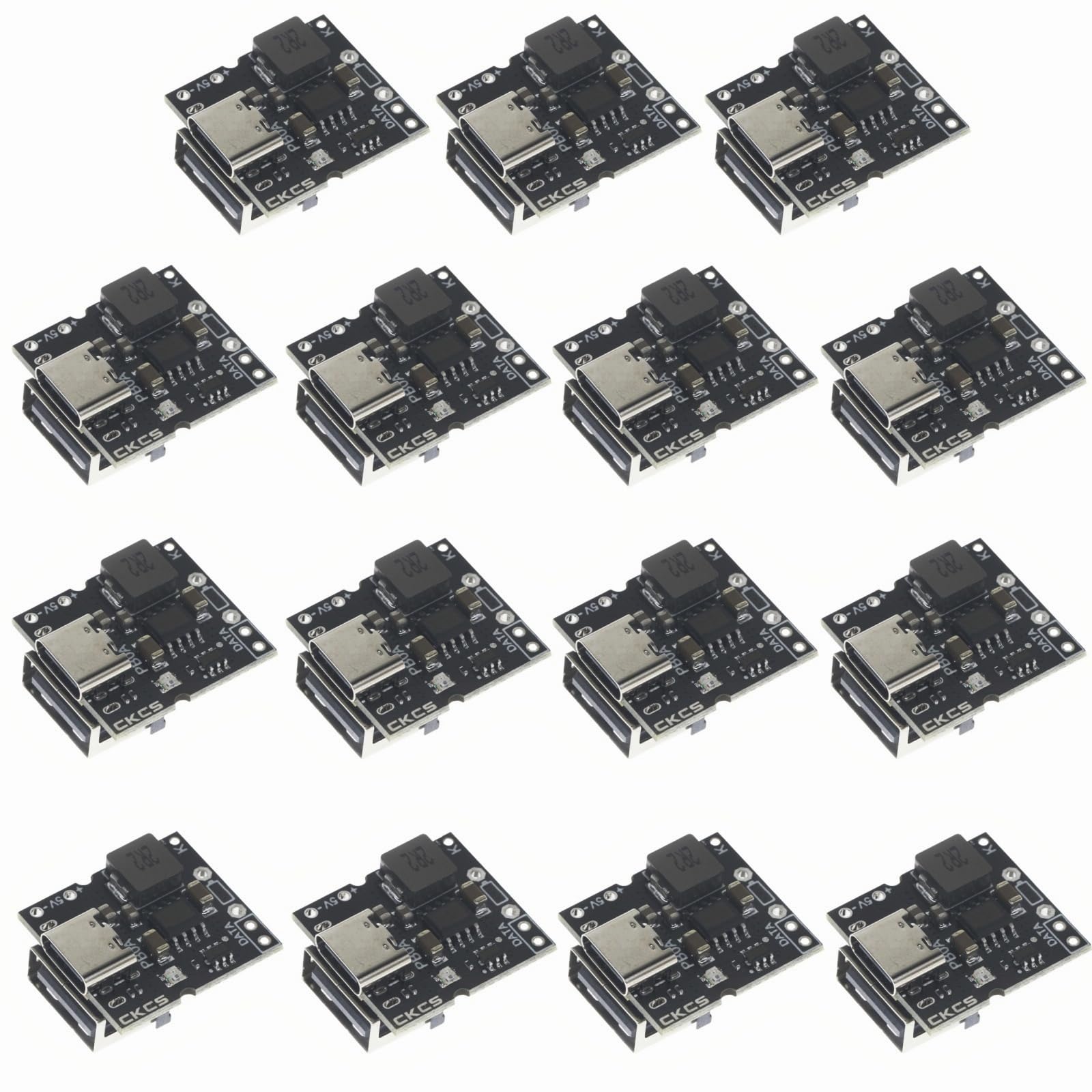 Módulo elevador Boost Converter USB de 5V 2A para proyectos DIY con pantalla LED, kit de 15 piezas 6