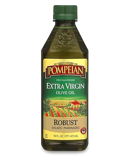 Miniatura 9 de Pompeian Robusto aceite de oliva extra virgen primer prensado en frío sabor de cuerpo completo perfecto para aderezos de ensalada y adobos 101 onzas
