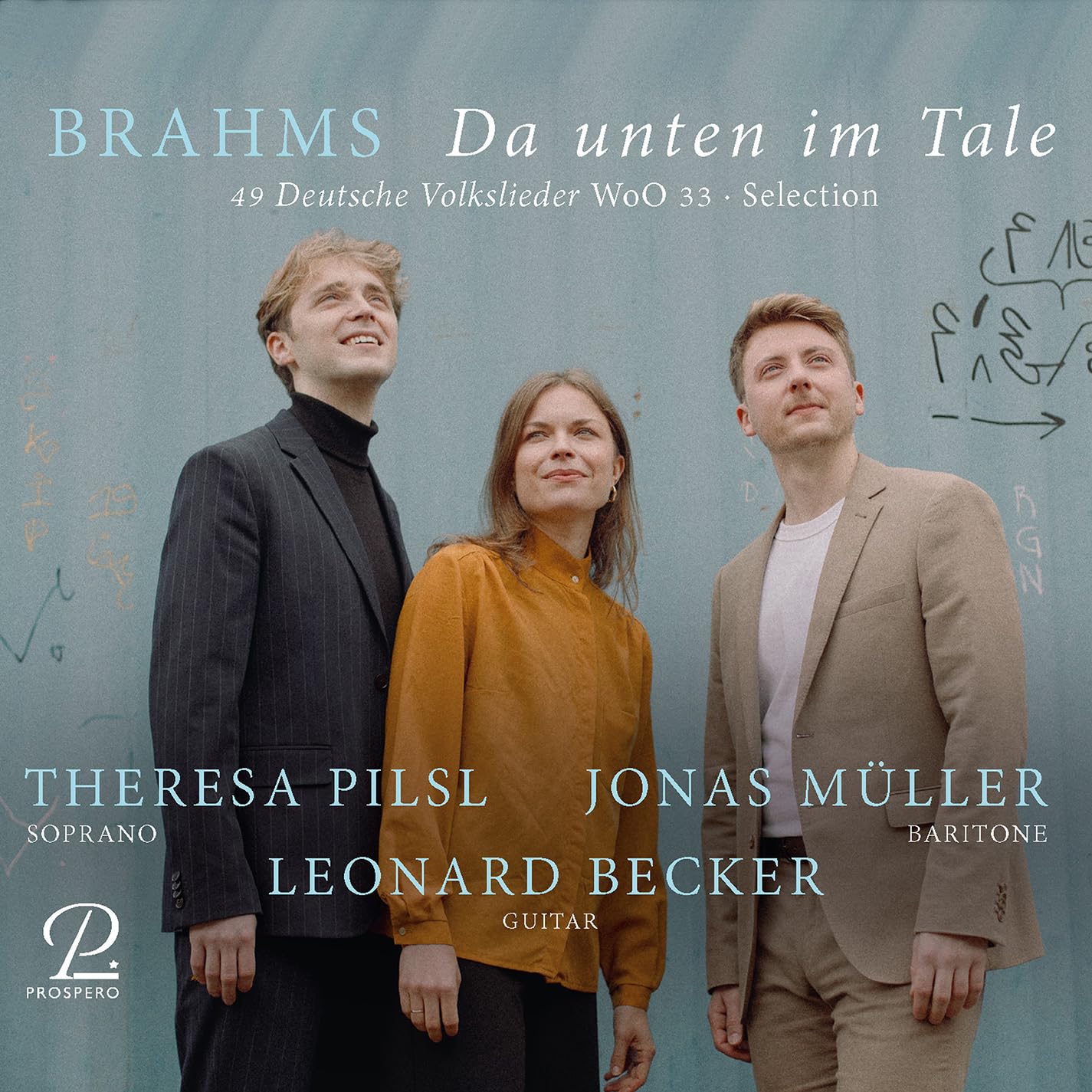 Johannes Brahms: 49 German Folksongs for Soprano, Baritone and Guitar