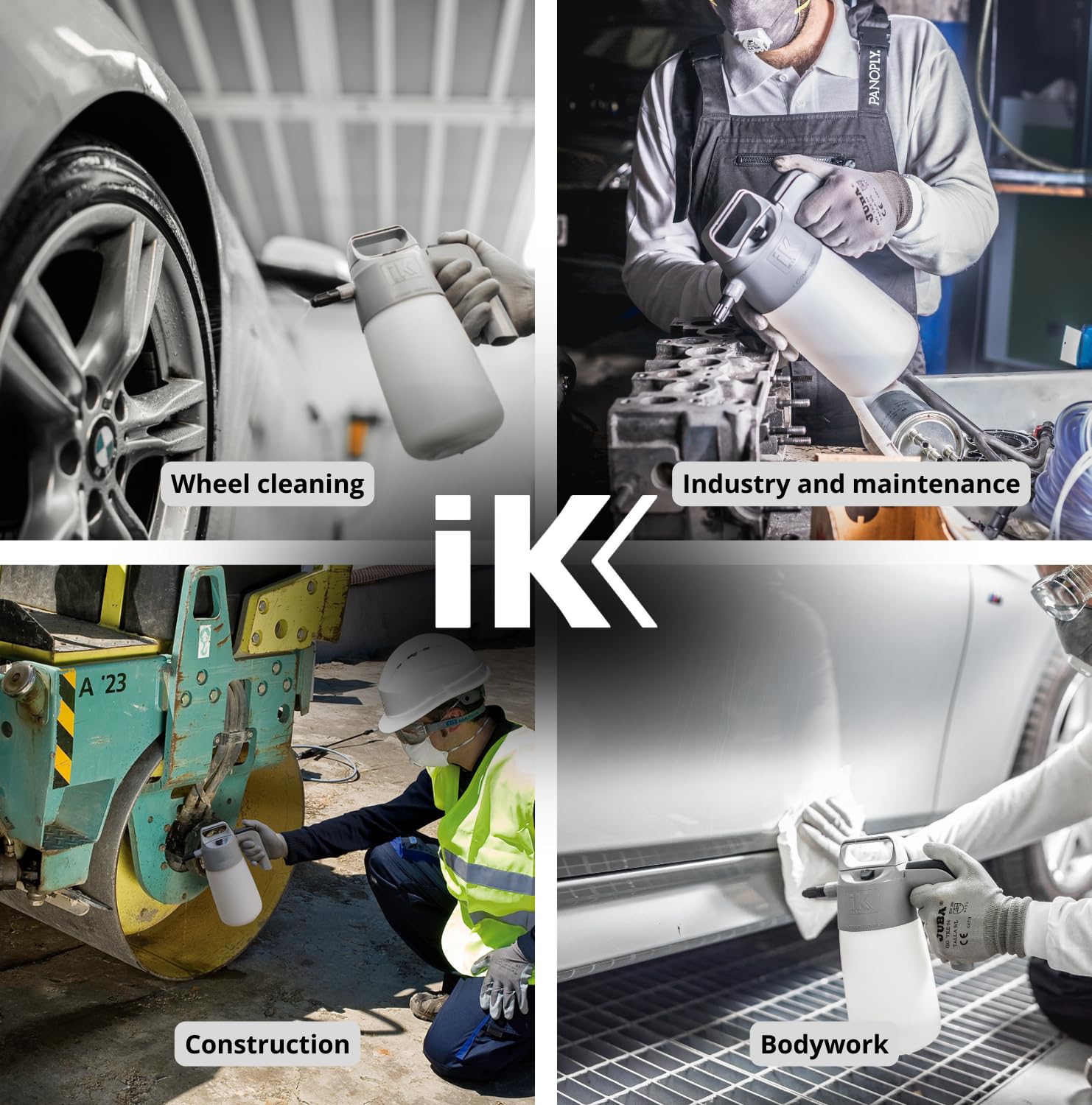IK HC 1.5 – Profesjonalny opryskiwacz ciśnieniowy odporny na oleje i węglowodory – automocja i przemysł – 1 l – dysza regulowana – ergonomiczny – wysoka trwałość