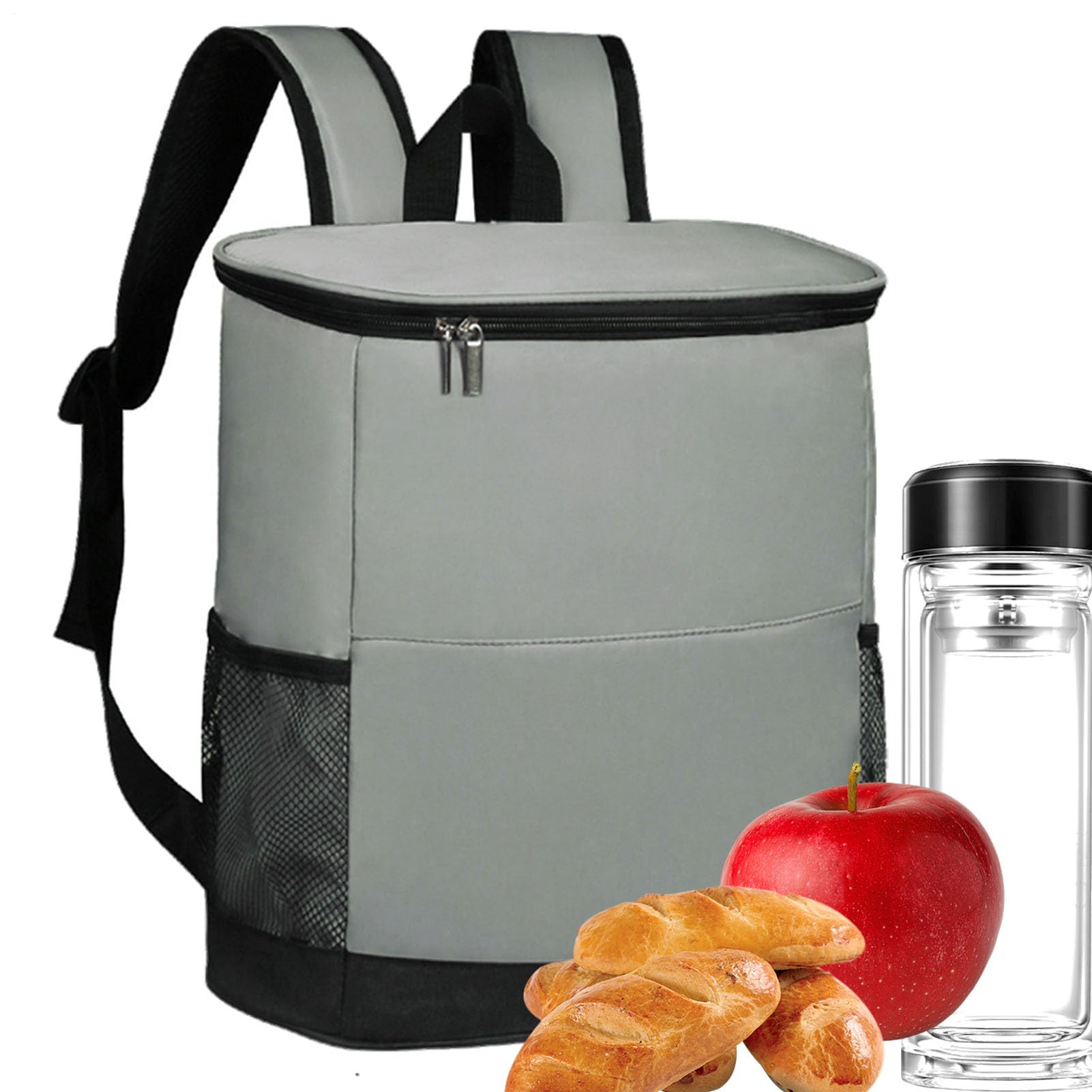 Tragbarer Kühler, großer Lunchkühler - Auslaufsicherer Isolierbeutel | Auslaufsicherer -Lunchkühler, Getränke-Softkühler-Lunchbox mit großer Kapazität für Damen und Herren