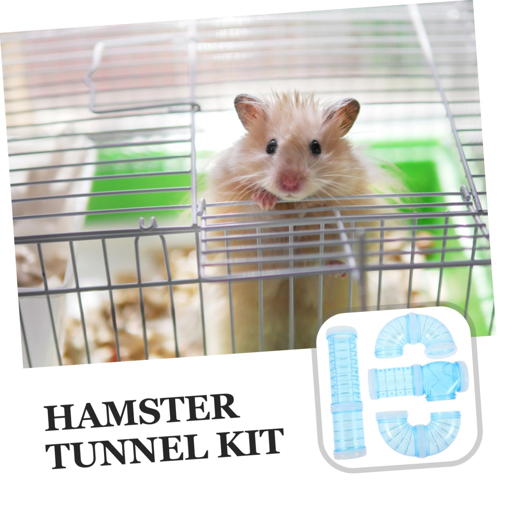 Yardwe 2 Sätze Hamster Röhren Teiliges DIY Labyrinthspielzeug aus Robustem Einfach zu Montieren Vielseitig für Hamster Meerschweinchen und Kleine Nagetiere Sicheres Außentunnel Zubehör