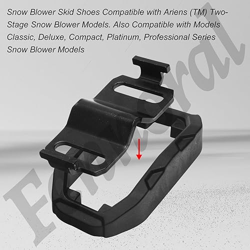 Miniatura 5 de 72603100 Kit de zapatas de nieve con accesorios de montaje compatible con sopladores de nieve Ari-ens 939003, 920001, 921005, 921006, 926027