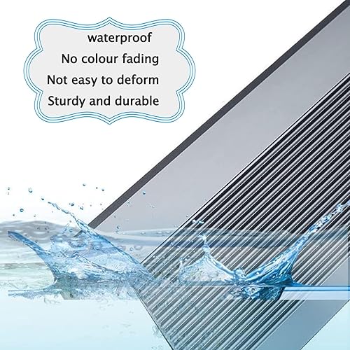 Miniatura 5 de Tira de umbral de transición de piso de aluminio, tira de borde de umbral de piso, borde negro para puerta de alfombra a azulejos, tira de