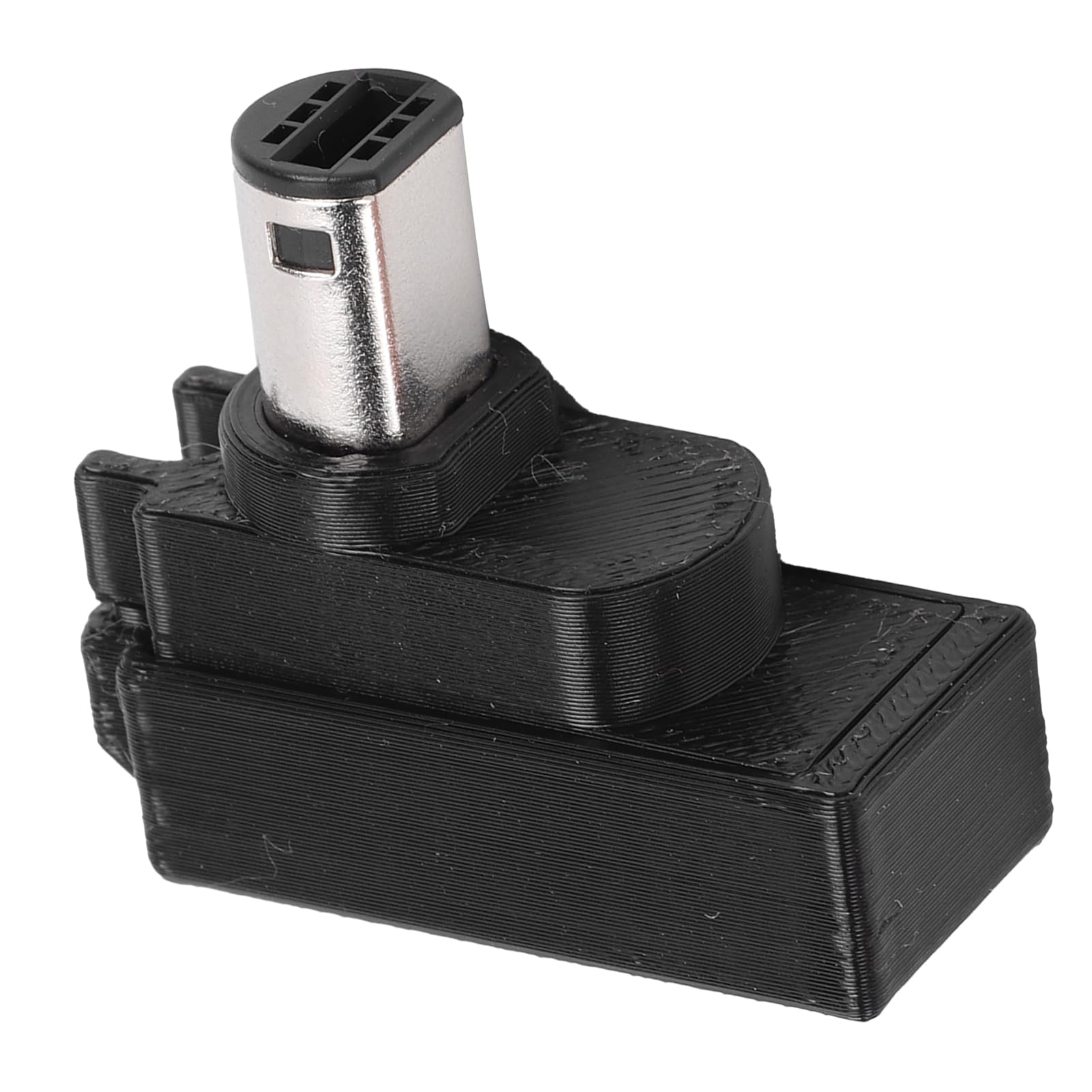 Jiawu Ricevitore Wireless, Adattatore Ricevitore Controller di Gioco Adatto per Controller WaveBird Nero Plug and Play Connettore di Controllo di Gioco a Bassa Latenza