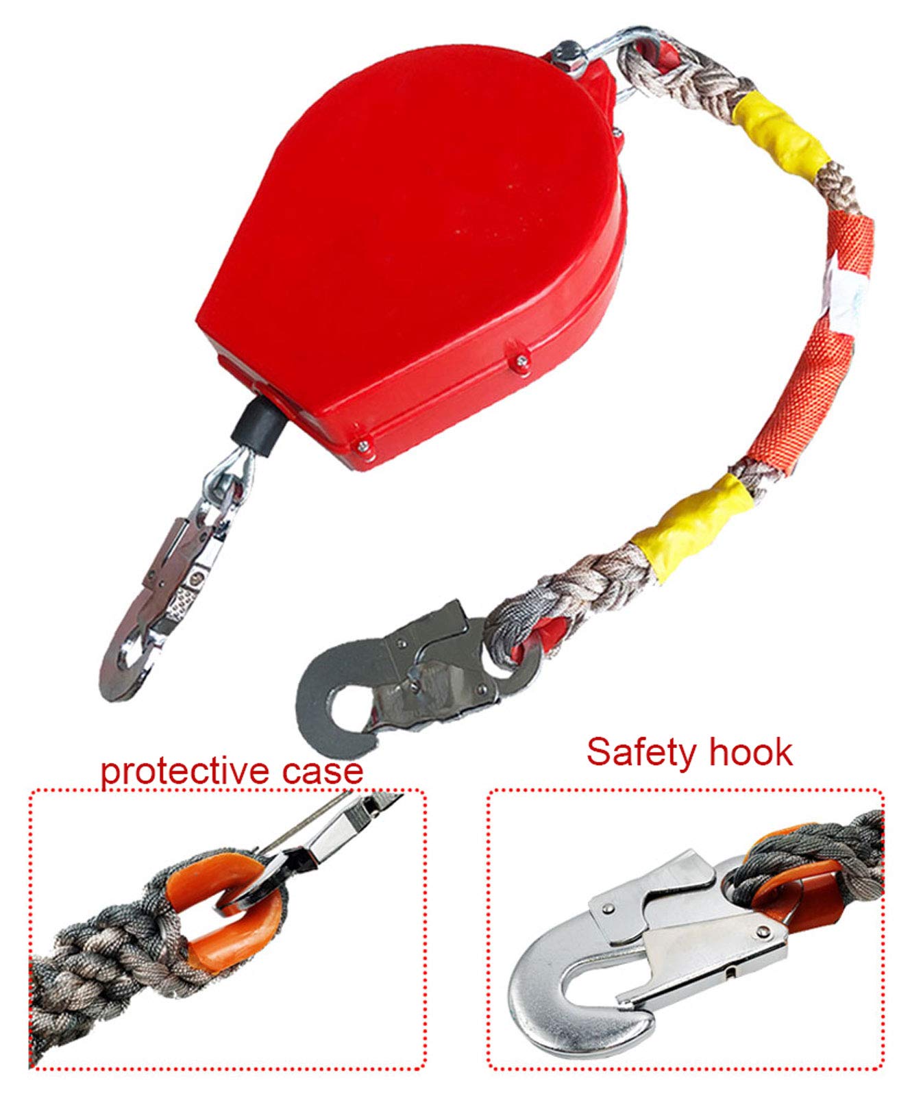 Absturzsicherung 10m - Automatischer Höhensicherung Mit CE-Zertifikat Für Dacharbeiten