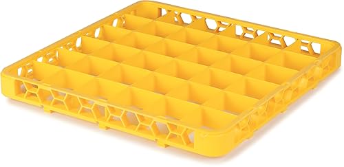 Miniatura 5 de Carlisle FoodService Products RE36C04 OptiClean - Extensor de estante de vidrio dividido de 36 compartimentos, 1.78 x 19.75 x 19.75 pulgadas,