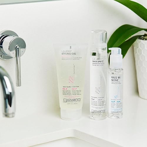 Miniatura 5 de GIOVANNI LA Hold - Gel para peinar 68 onzas Potenciadores de superficies de sujeción extrema ligero lavado y listo sin parabenos ni ftalatos 68