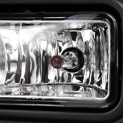 Miniatura 7 de Spec-D Tuning Luces antiniebla transparentes para conducción de parachoques + bombillas compatibles con Ford F150 F-150 Pickup L+R Pair 2015-2017