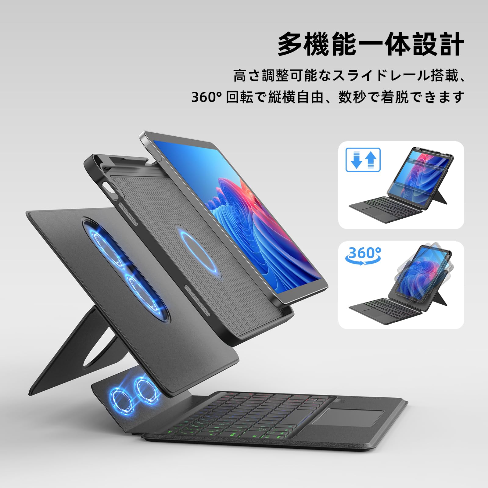 ●Bettdowキーボードケース iPad Pro 11第1/2/3/4世代通用 Amazon.co.jp: Bettdow iPad用air キーボード付きケース iPad Air 11