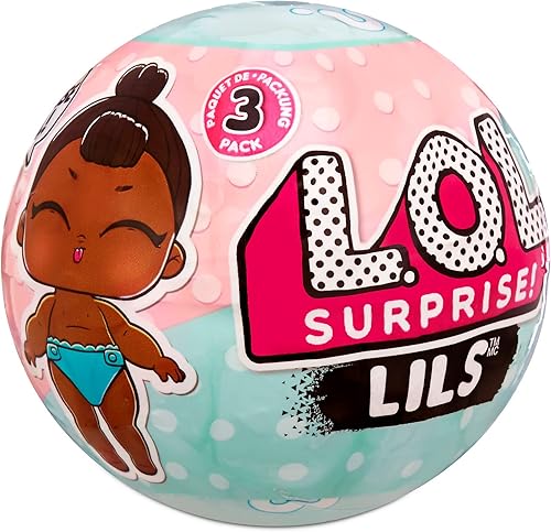 Miniatura 4 de MGA Entertainment LOL Surprise Family Tots Miss Baby - Mini muñeca de moda, paquete de 3