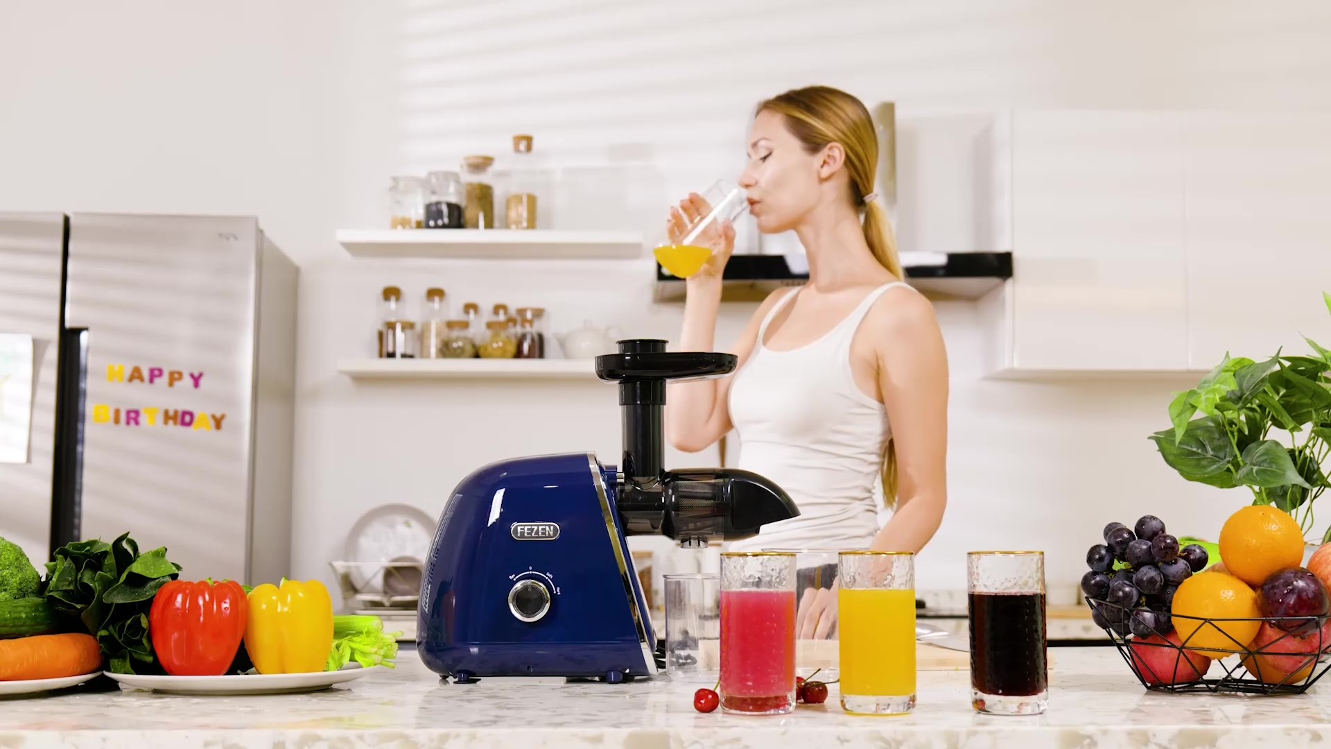 Amazon.com: Juicer Machines for Fruits and Vegetables, FEZEN