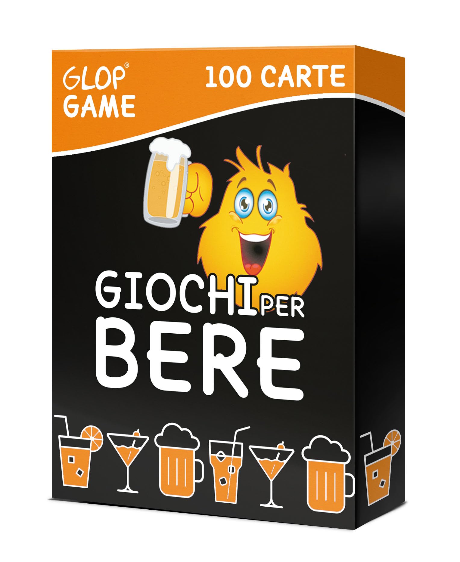 GLOP Game, Giochi da Tavolo Adulti di Carte per Bere, Regali Simpatici e Divertenti, Idee Regalo per Lei e Lui, per Natale, Amica, Amiche, Giochi Alcolici per Feste, Drinking Game
