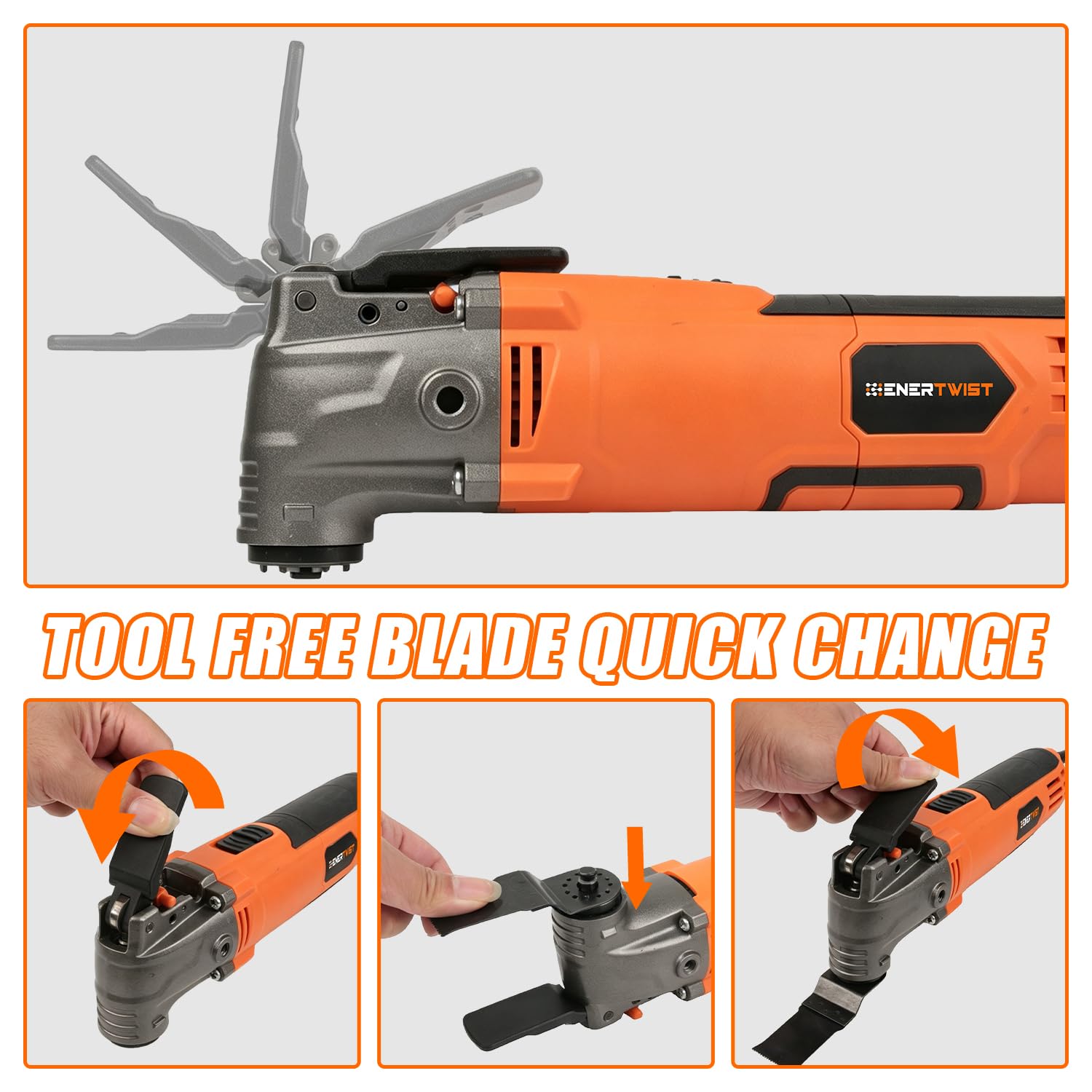 ENERTWIST 4.2 Amp Oscillating Multitool Kit with 33 PCS Accessories — Amazon image 3