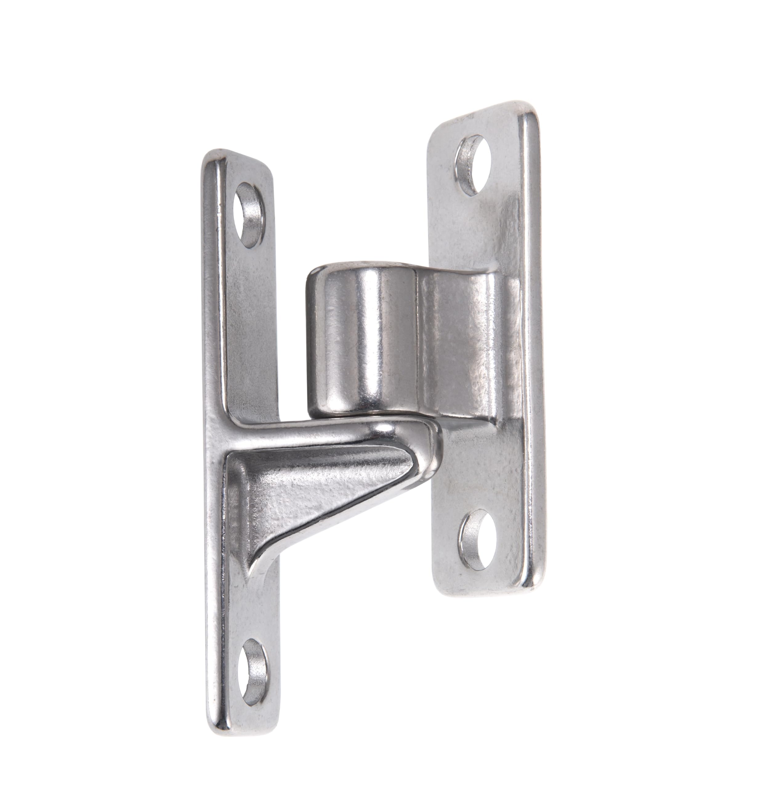 Bisagras de puerta de acero inoxidable 304, bisagras de puerta de montaje en pared para puertas de granja con 5/8 pulgadas, capacidad de hasta 600 libras (4 pares)