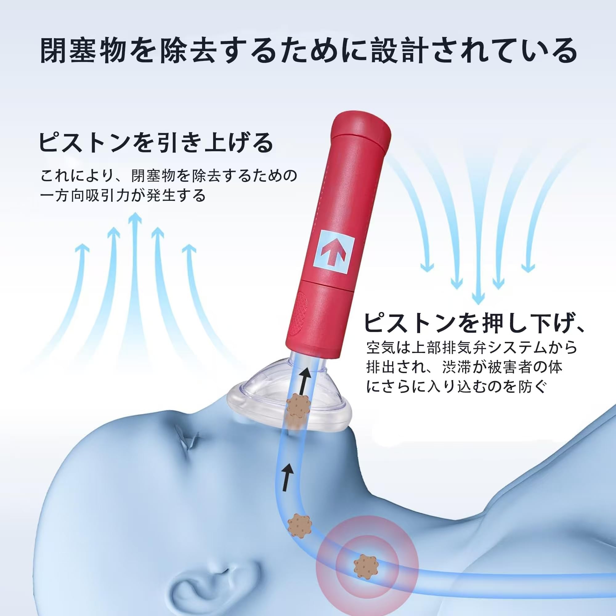 【新品】Zarlbol 自動窒息吸引器 Amazon.co.jp: 窒息防止装置 携帯型窒息救助装置 子供と大人のための