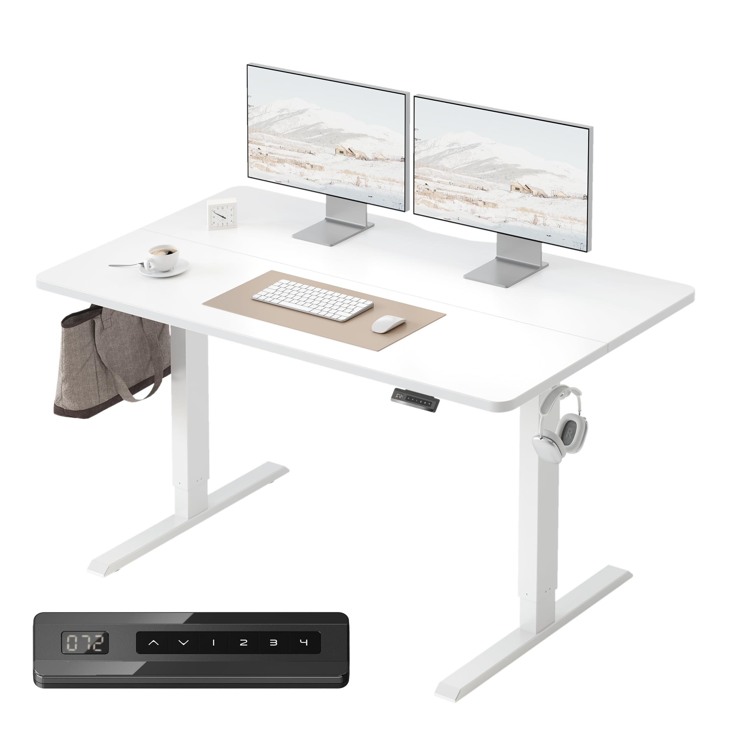 電動 昇降デスク USB付幅140奥行70高メモリー機能静音昇降範囲72-118 電動 昇降デスク USB付幅140奥行70高メモリー機能静音昇降範囲72-