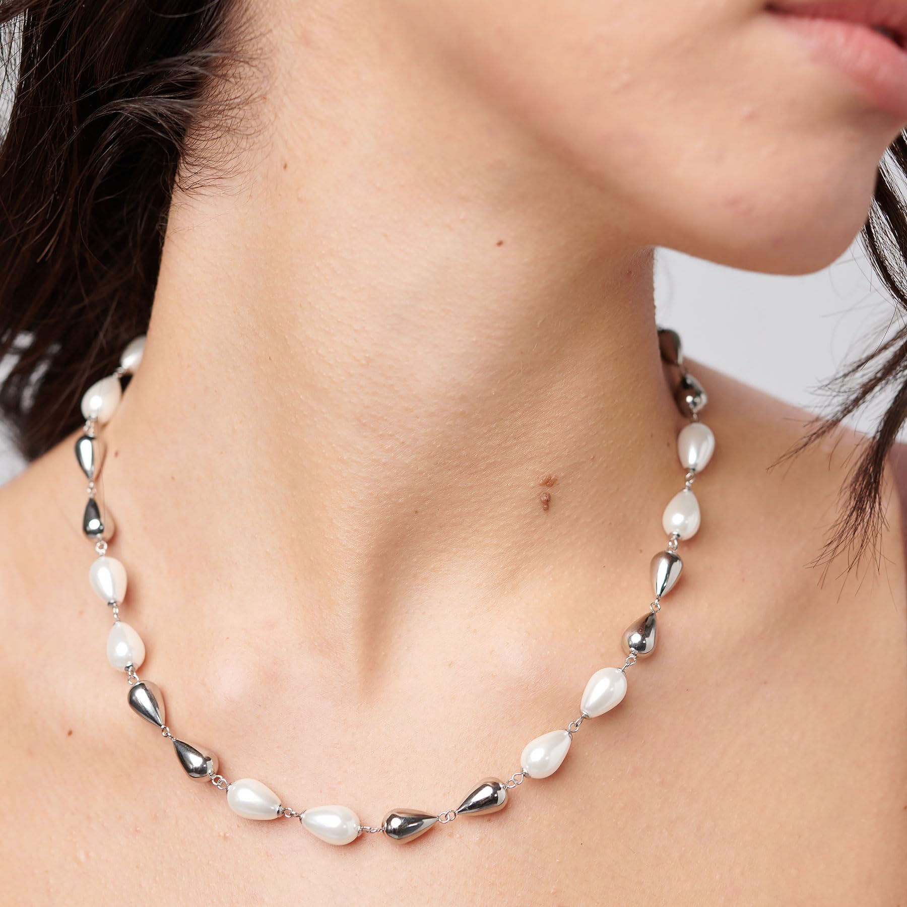 Brosway Collana Donna in Acciaio | Collana Con Perle | Collezione Perfect - BPC70