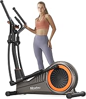 Niceday Elliptical Machine for Home: Hyper-Quiet Magnetic Drive, 16IN Stride, 16 Resistance Levels, 500 LBS Capacity