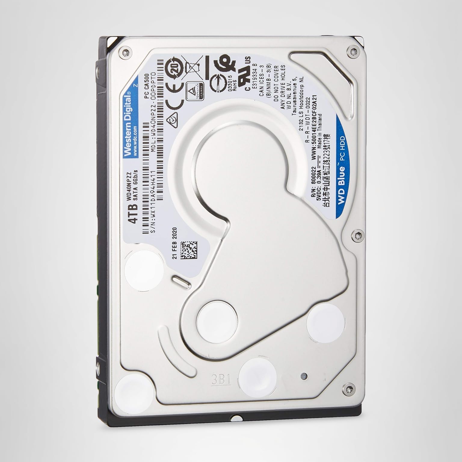 Amazon | Western Digital HDD 4TB WD Blue PC 2.5インチ 内蔵HDD
