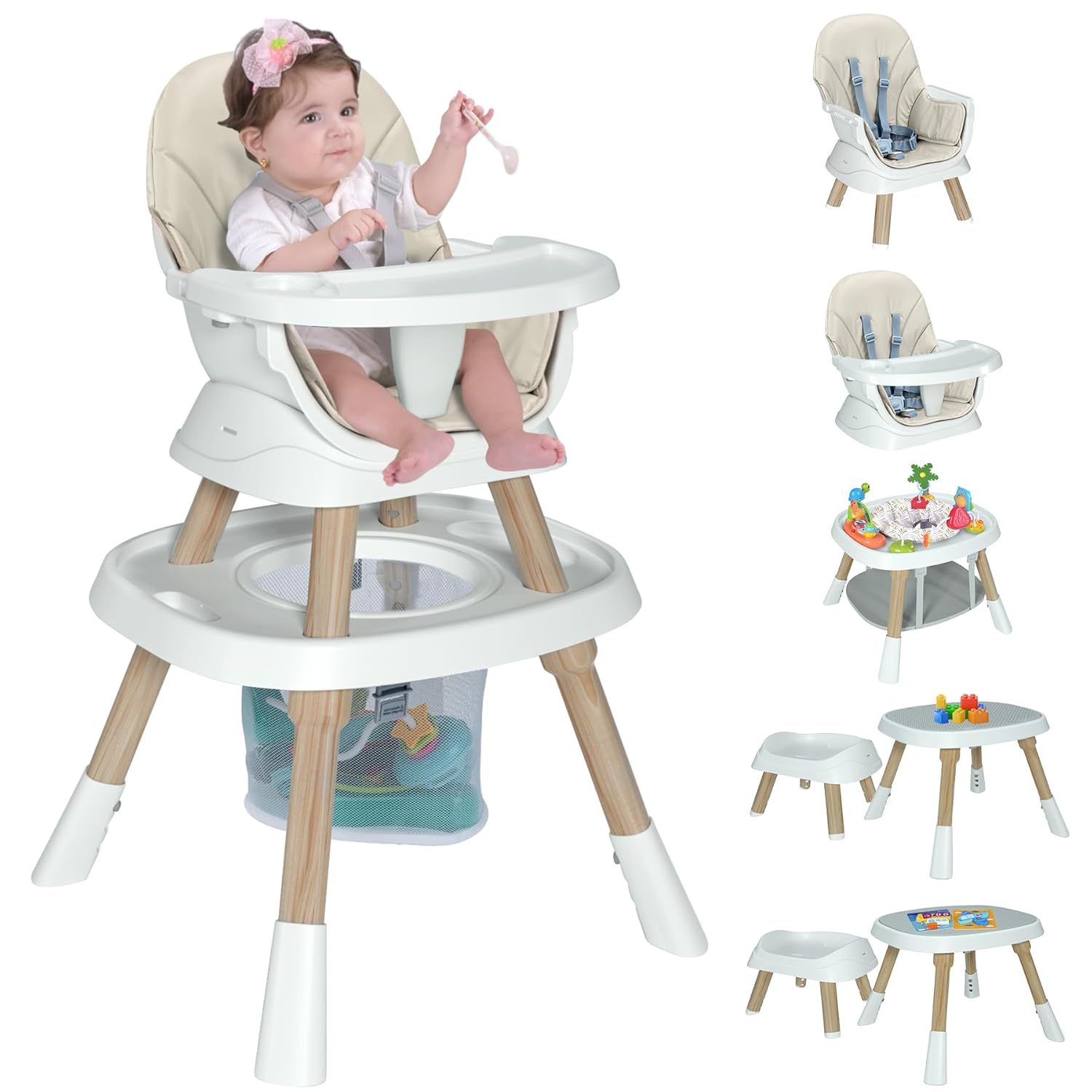 Baby High Chair with Activity Center,10-in-1 Nigeria Ubuy