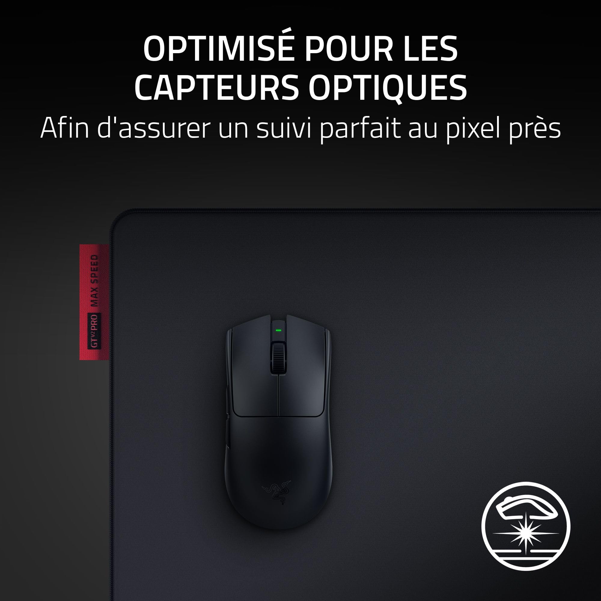 Razer Gigantus V2 Pro 2XL - Max Speed - Tapis de Souris Gaming Esports Souple pour rapidité et contrôle - Mousse propriétaire GlideCore - Optimisé capteurs optiques - 410 mm x 940 mm