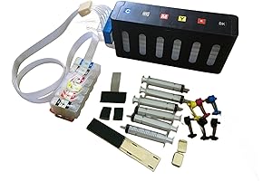 CISS Refillable Cartridge Kit: Unleash Cost-Effective and Continuous Inkjet Printing