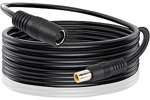 GINTOOYUN 8mm DC Extension Cable 10 Ft Male to Female