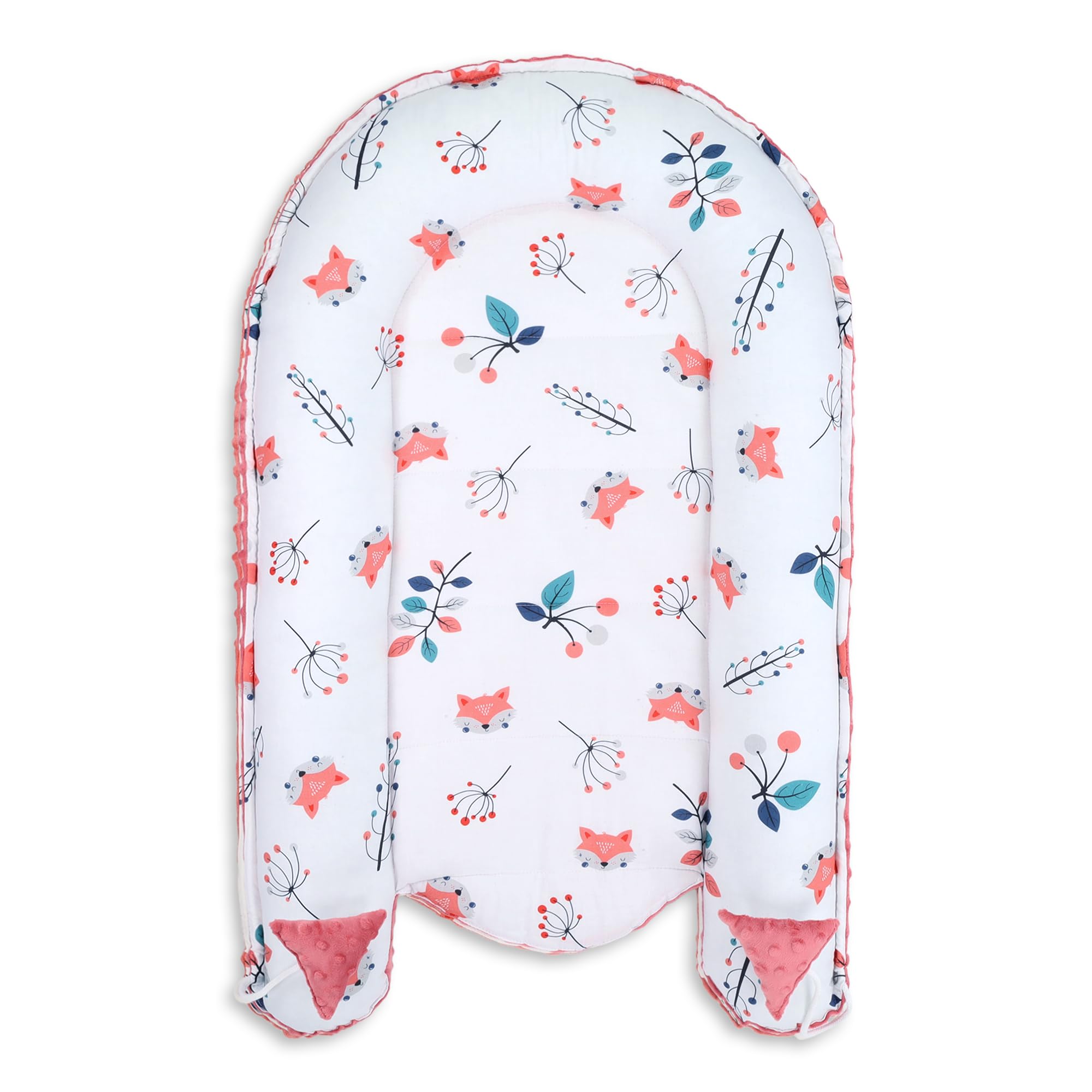 Riduttore lettino 90x50 cm - Nido Neonato Riduttore Culla Cotone Volpe volpe rossa