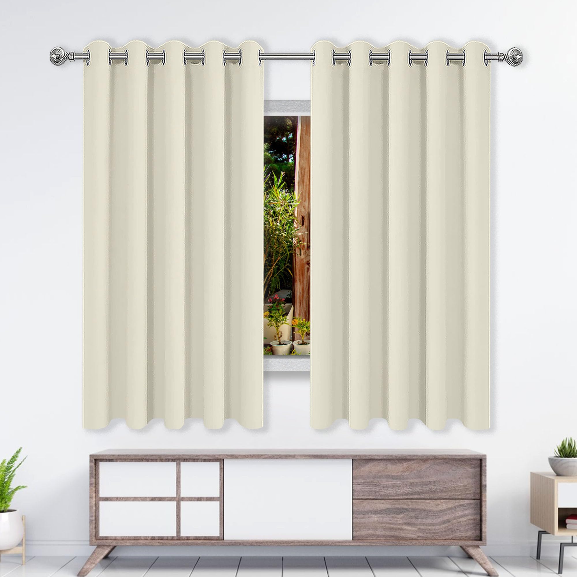 Tende oscuranti termiche spesse 200 x 120 cm, per proteggere dal freddo, lavabili, perfette per soggiorno e camera da letto