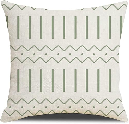 Vista 4 de Homefeelzydys Fundas de almohada de 18 x 18 pulgadas, fundas de almohada de 18 x 18 pulgadas, fundas de almohada cuadradas, juego de 4 fundas