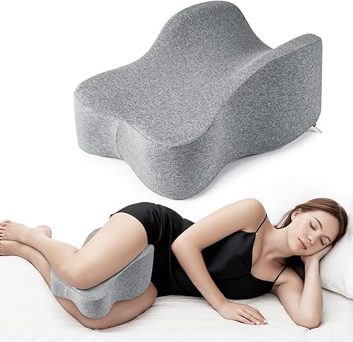 Miniatura 10 de Almohada de rodilla larga de 14 pulgadas para dormir de lado soporta totalmente los muslos y las rodillas para la separación necesaria