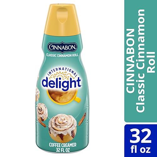 Vista 70 de International Delight Crema de café, caramelo macchiato, crema saborizada refrigerada, botella de 32 onzas líquidas