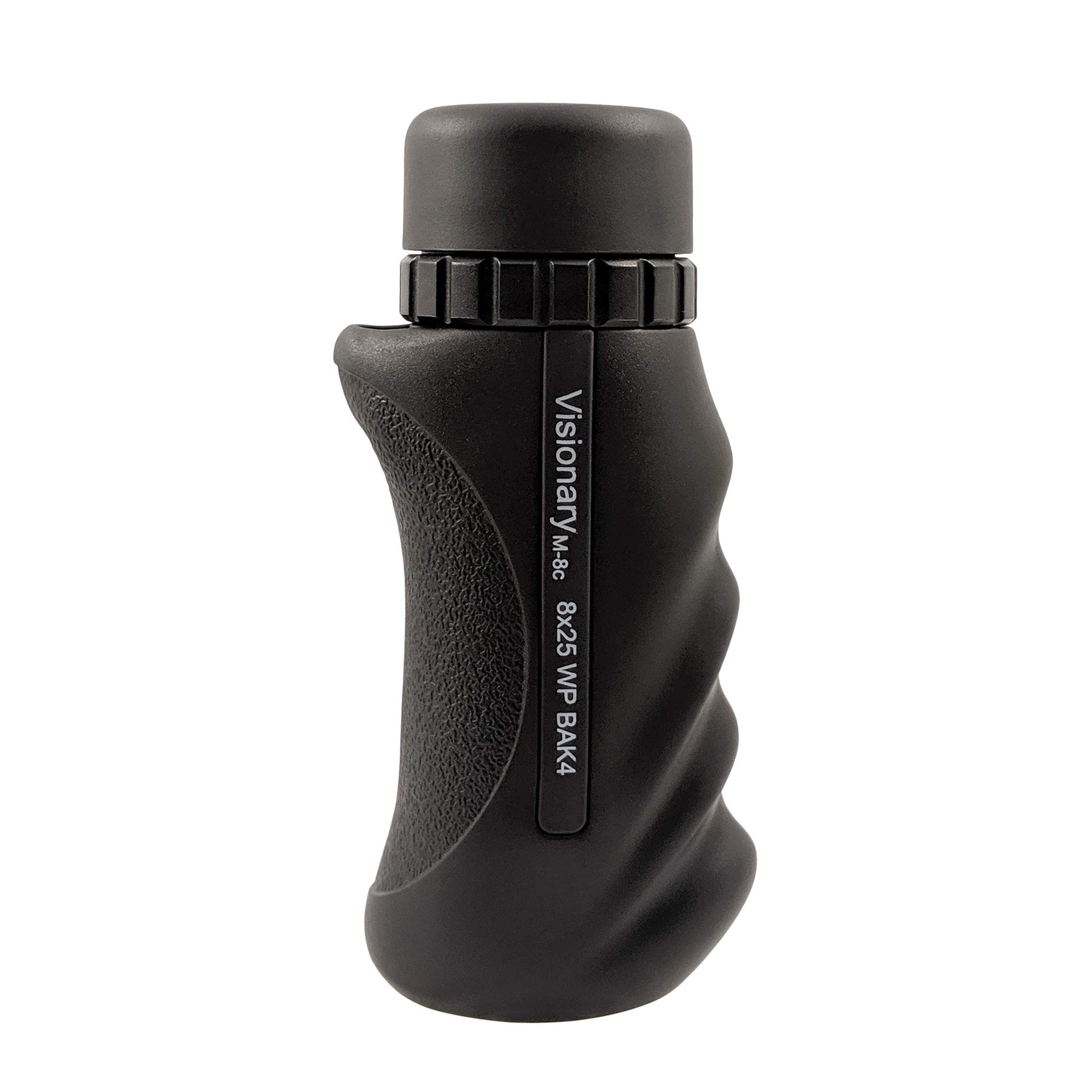 Visionary M-Series M-8C 8X25 Waterproof Compact Monocular Bak4