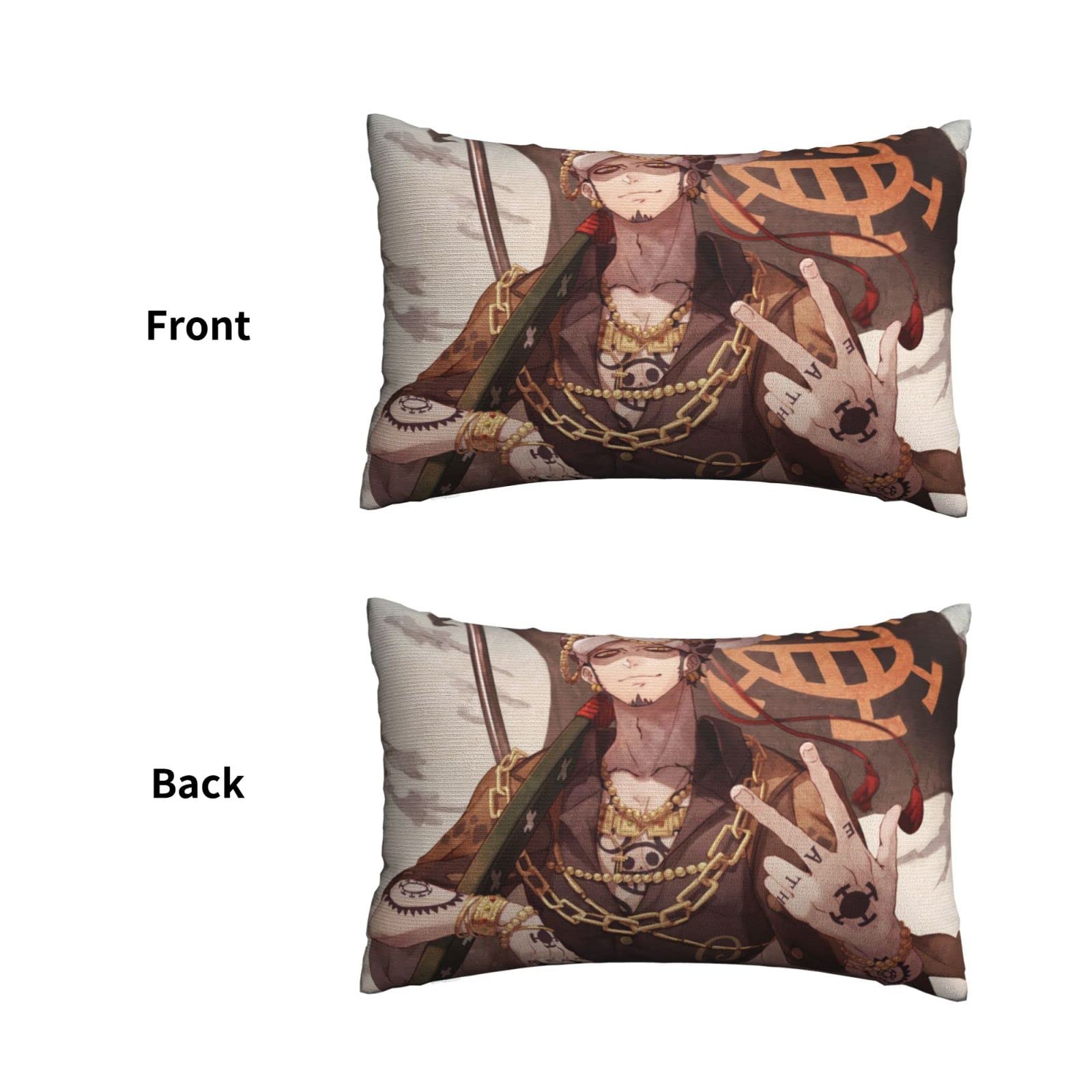 Amazon｜トラファルガー・ロー (3) 枕カバー 20x30インチ キュート