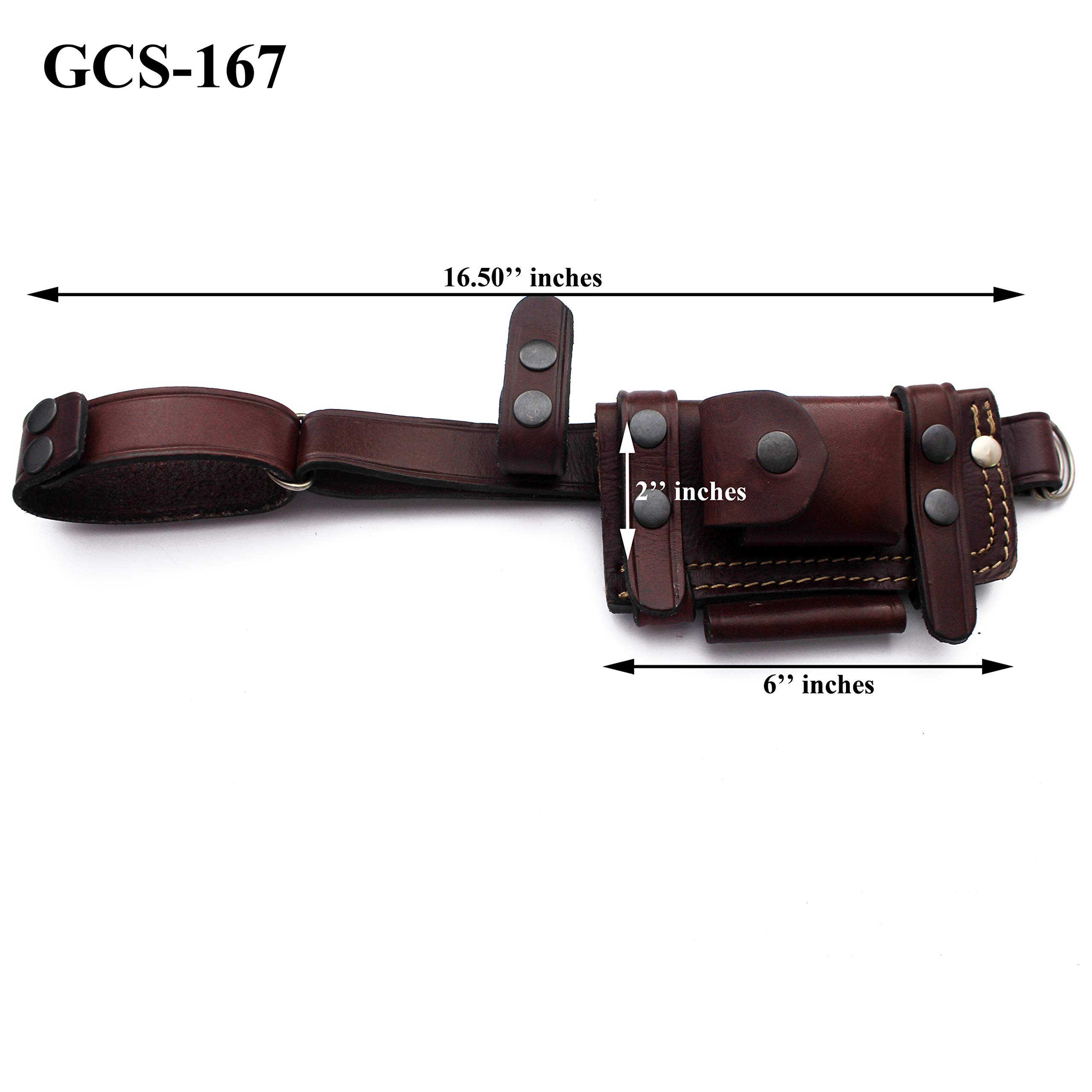 GCS Custom handmade Leather Sheath for Hunting knife Survival knife